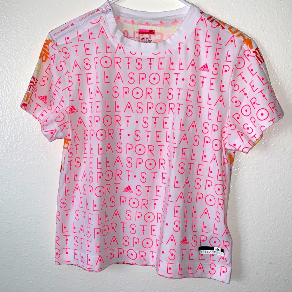 ADIDAS STELLA SPORT CLIMALITE T-SHIRT SIZE SMALL